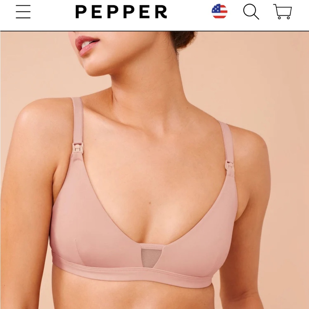 Pepper Wirefree Nursing Bra S